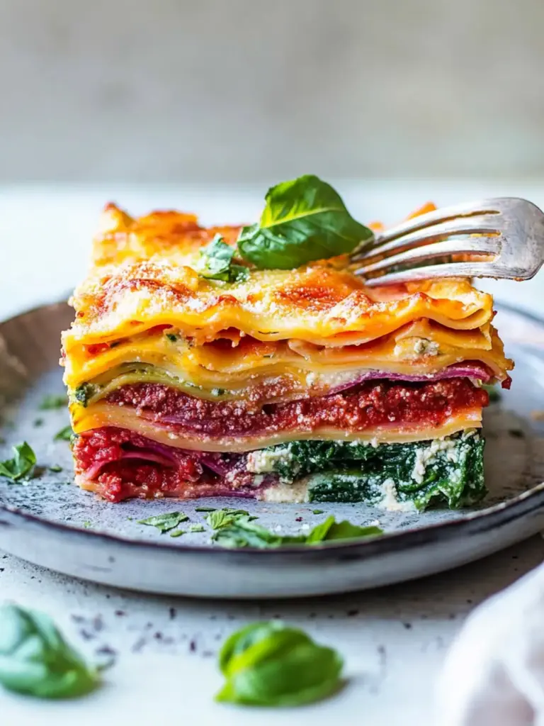 Vegan Rainbow Lasagne