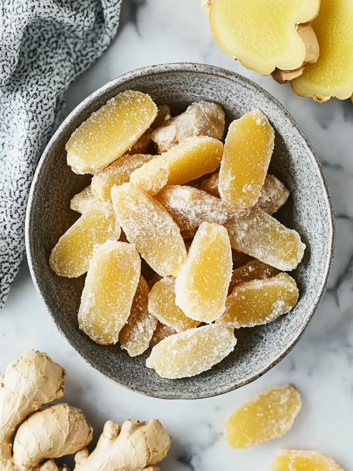 Sweet and Spicy Candied Ginger: A Healthy Homemade Delight 5 Candied Ginger