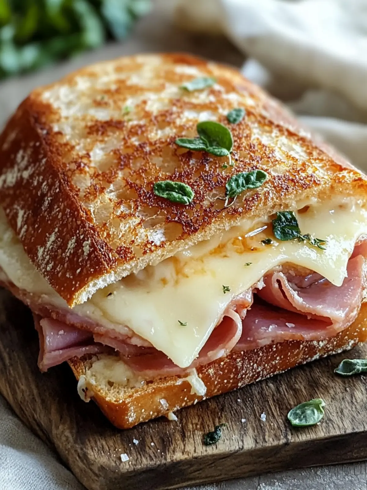 Irresistible French Ham & Cheese Sandwich You Can Make at Home 3 French Ham & Cheese Sandwich