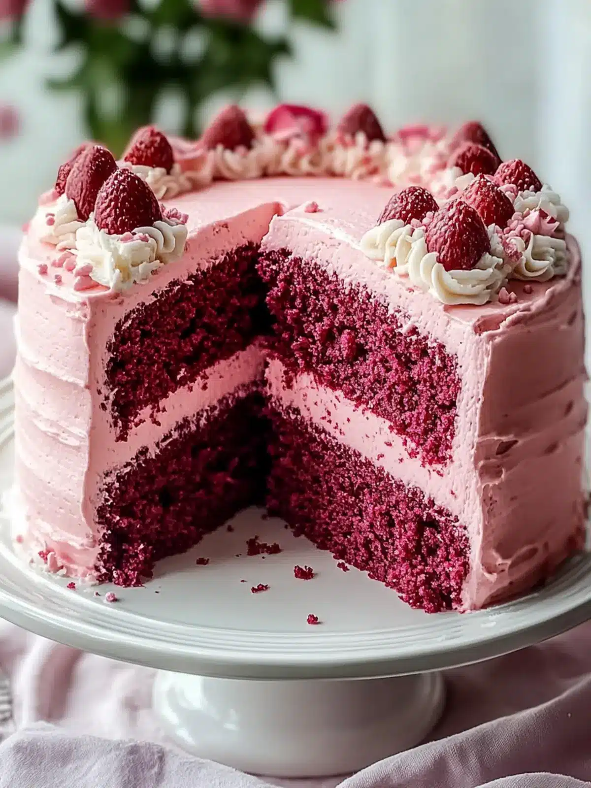 Pink Velvet Cake Recipe for a Memorable Mother's Day Treat 5 Pink Velvet Cake