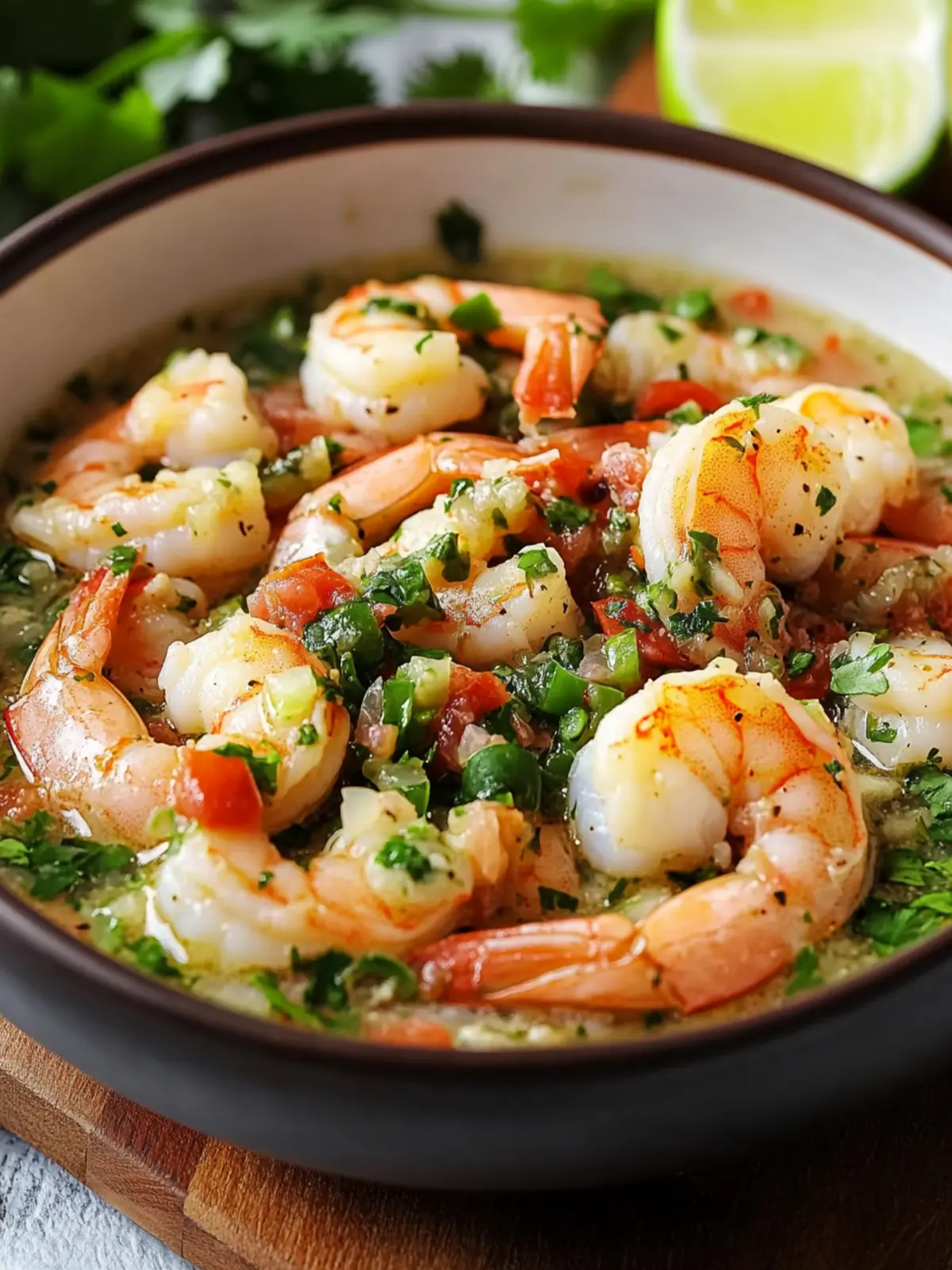 Shrimps in Culichi Salsa: A Creamy, Healthy Mexican Delight 5 Shrimps in Culichi Salsa