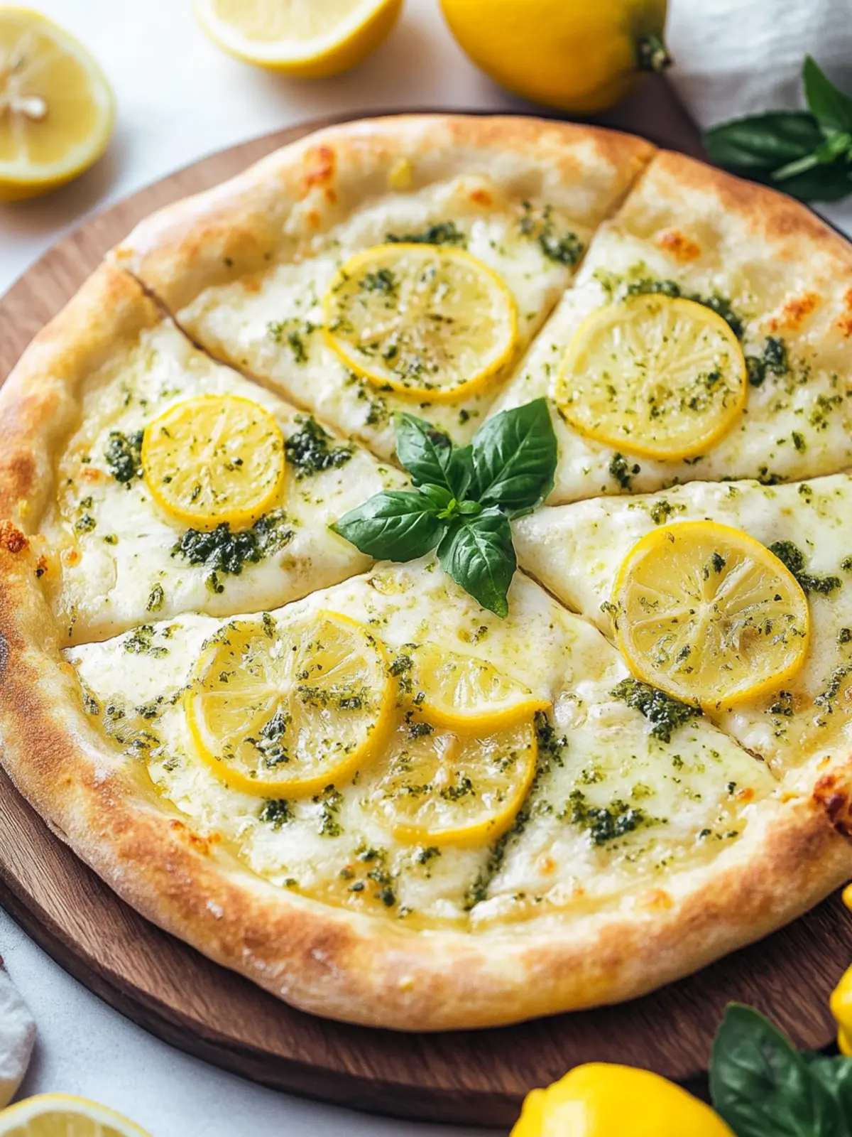 Zesty Lemon Pizza: A Fresh Twist on Classic Flavor 4 Lemon Pizza