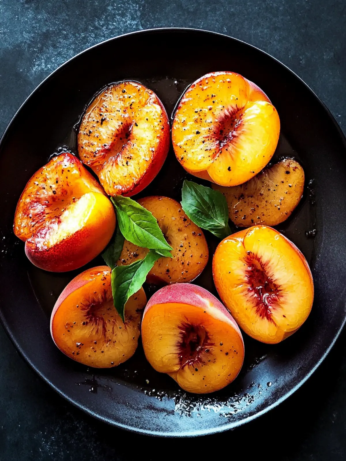 Savor the Sweetness of Pan-Fried Peaches in Just 15 Minutes 2 pan fried peaches
