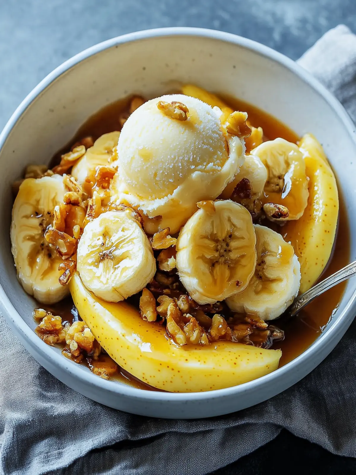 Indulge in Irresistible Bananas Foster with Ice Cream Delight 3 Bananas Foster with ice cream
