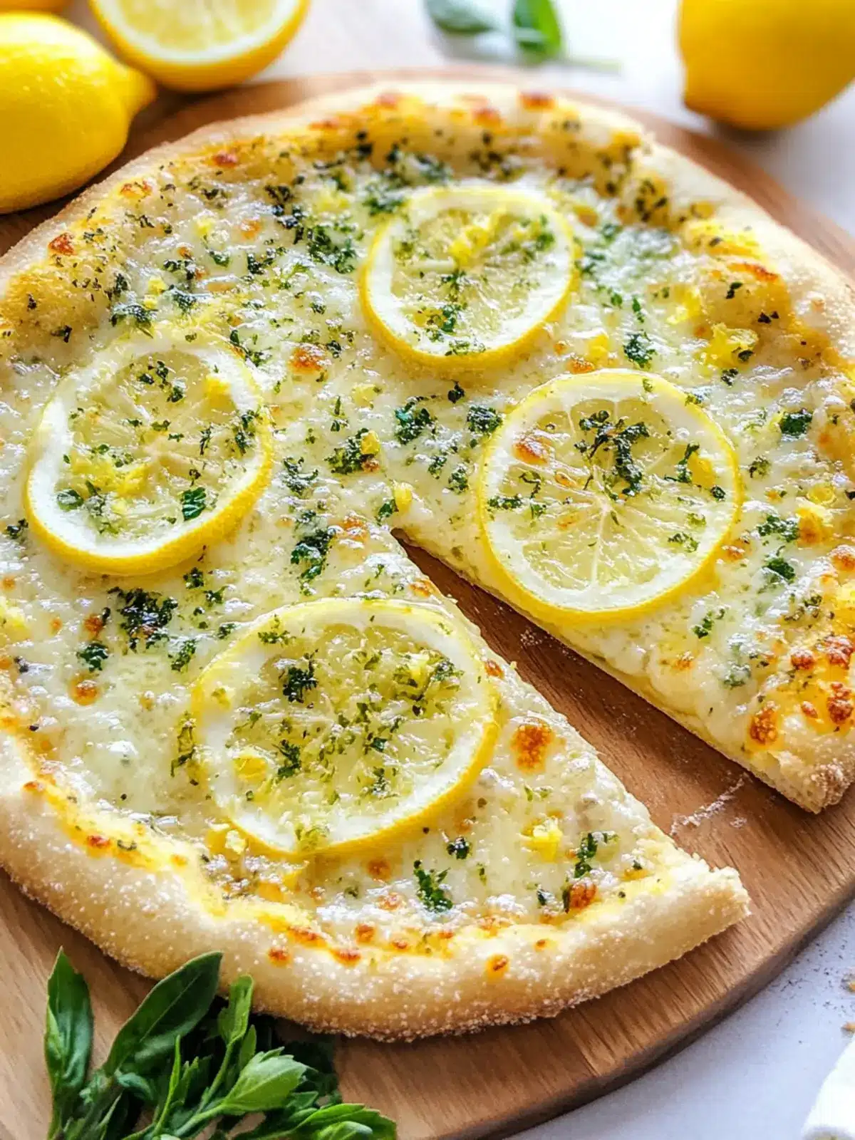 Zesty Lemon Pizza: A Fresh Twist on Classic Flavor 5 Lemon Pizza