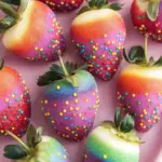 Create Rainbow Candy Coated Strawberries for Joyful Treats 41 Rainbow Candy Coated Strawberries