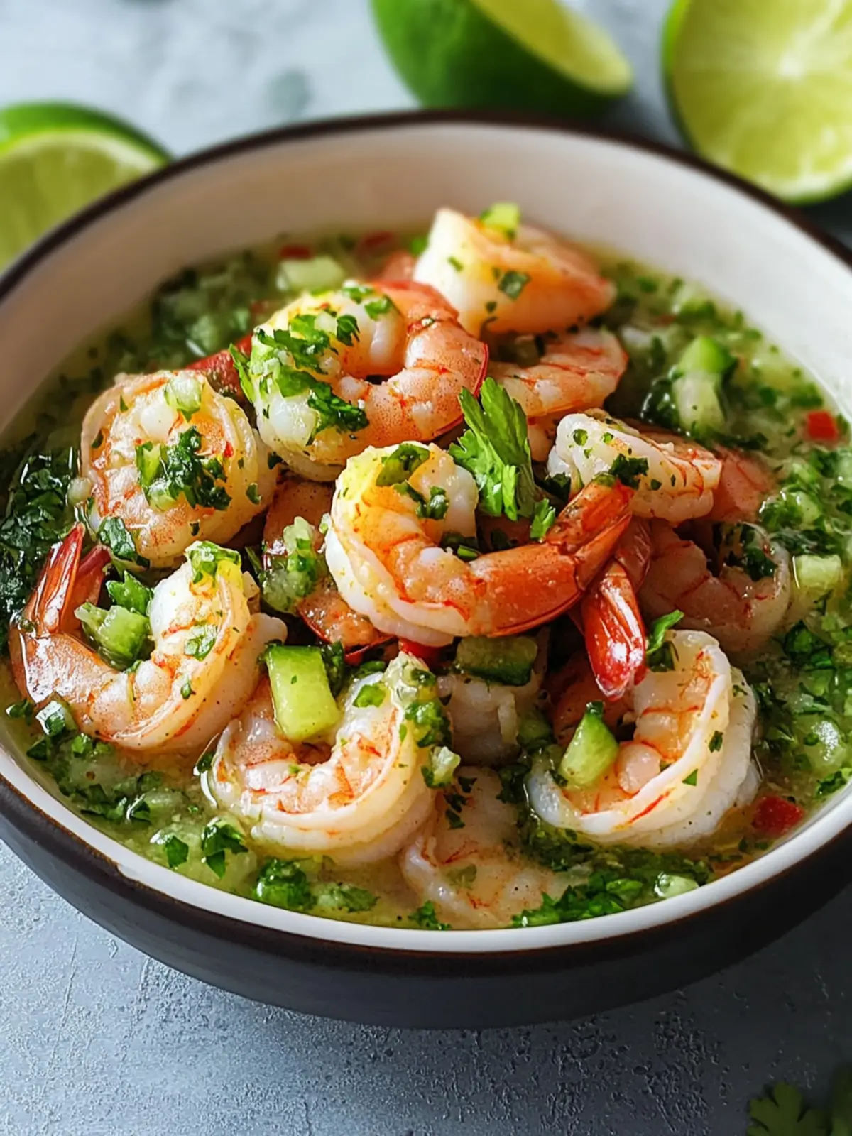 Shrimps in Culichi Salsa: A Creamy, Healthy Mexican Delight 4 Shrimps in Culichi Salsa