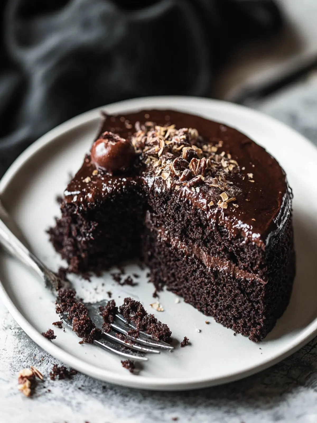 Decadent Black Magic Cake Recipe with Creamy Frosting 3 Black Magic Cake