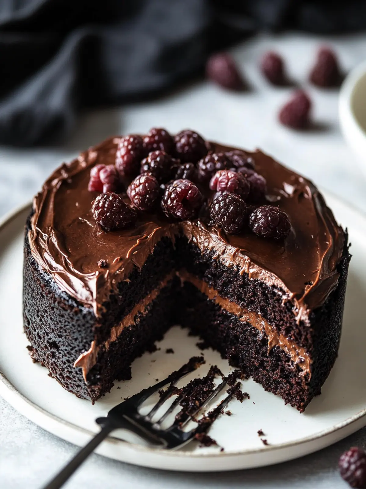 Decadent Black Magic Cake Recipe with Creamy Frosting 5 Black Magic Cake