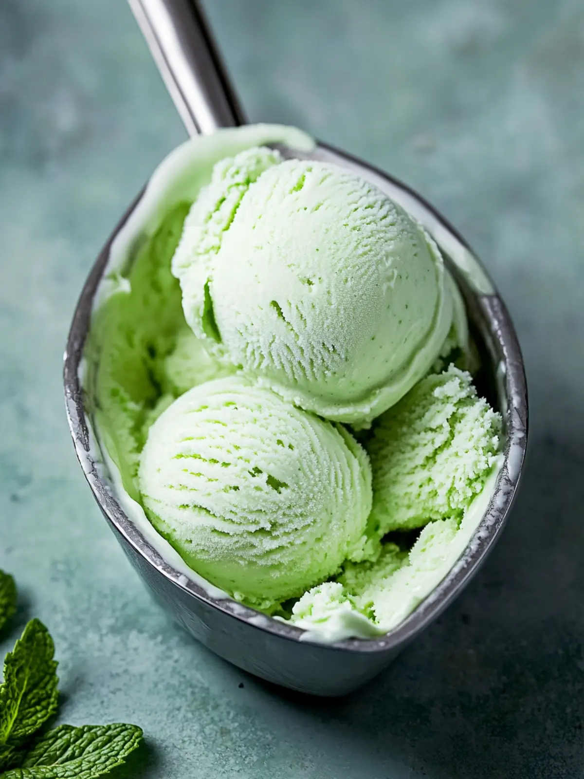 Fresh Mint Ice Cream with Watermelon Granita: A Summer Delight 5 Fresh Mint Ice Cream