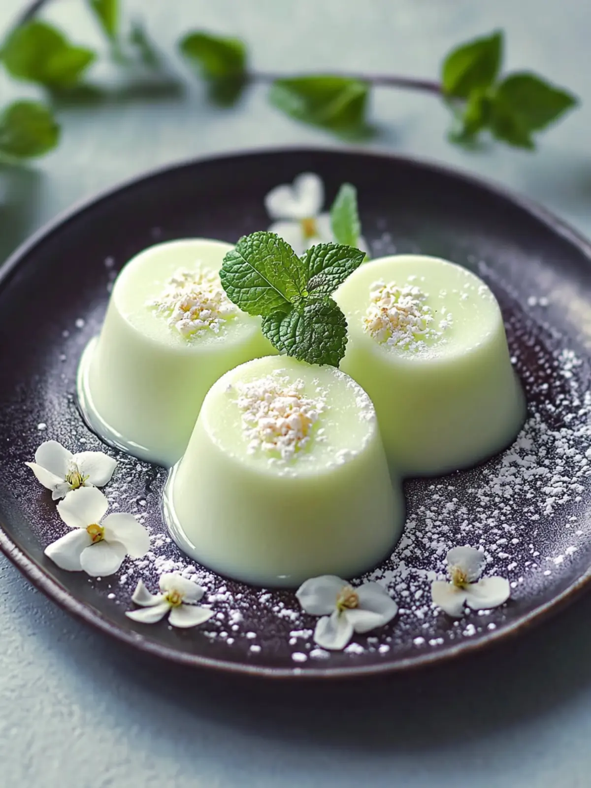 Irresistibly Creamy Pandan Coconut Panna Cotta Recipe 4 Creamy Pandan Coconut Panna Cotta