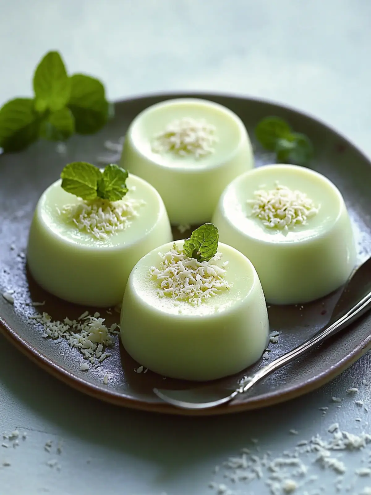 Irresistibly Creamy Pandan Coconut Panna Cotta Recipe 5 Creamy Pandan Coconut Panna Cotta