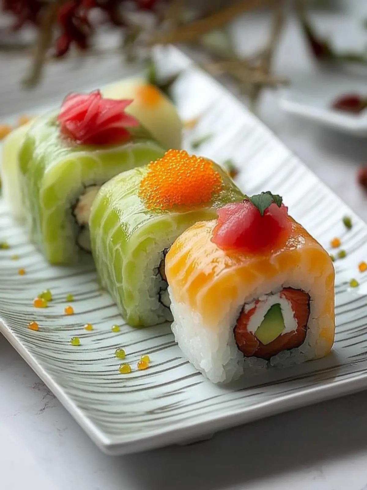 Delicious Dessert Sushi: Sweet Coconut Rice with Fruit Touch 5 DESSERT SUSHI