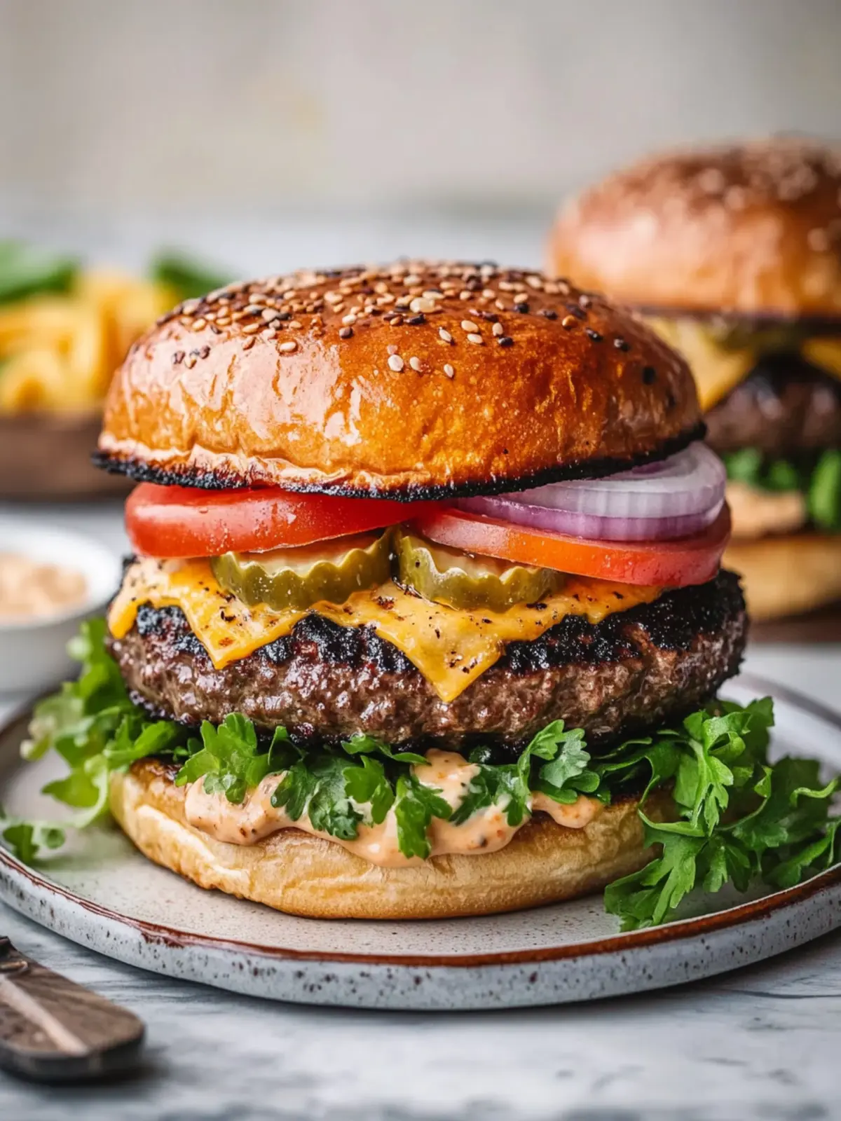 Grilled Burgers with Special Sauce for a Perfect Family Feast 5 Grilled Burgers