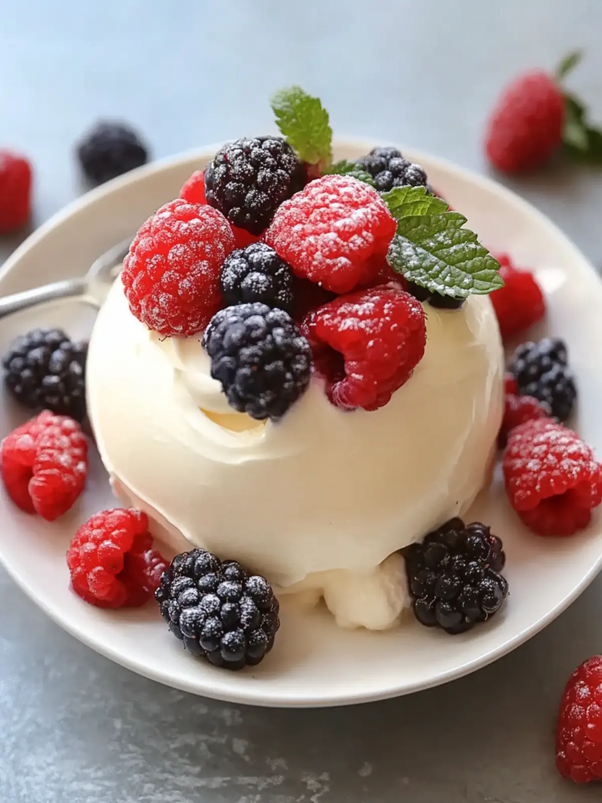 Indulge in Bavarian Cream and Berries: A Heavenly Treat 3 Bavarian Cream and Berries