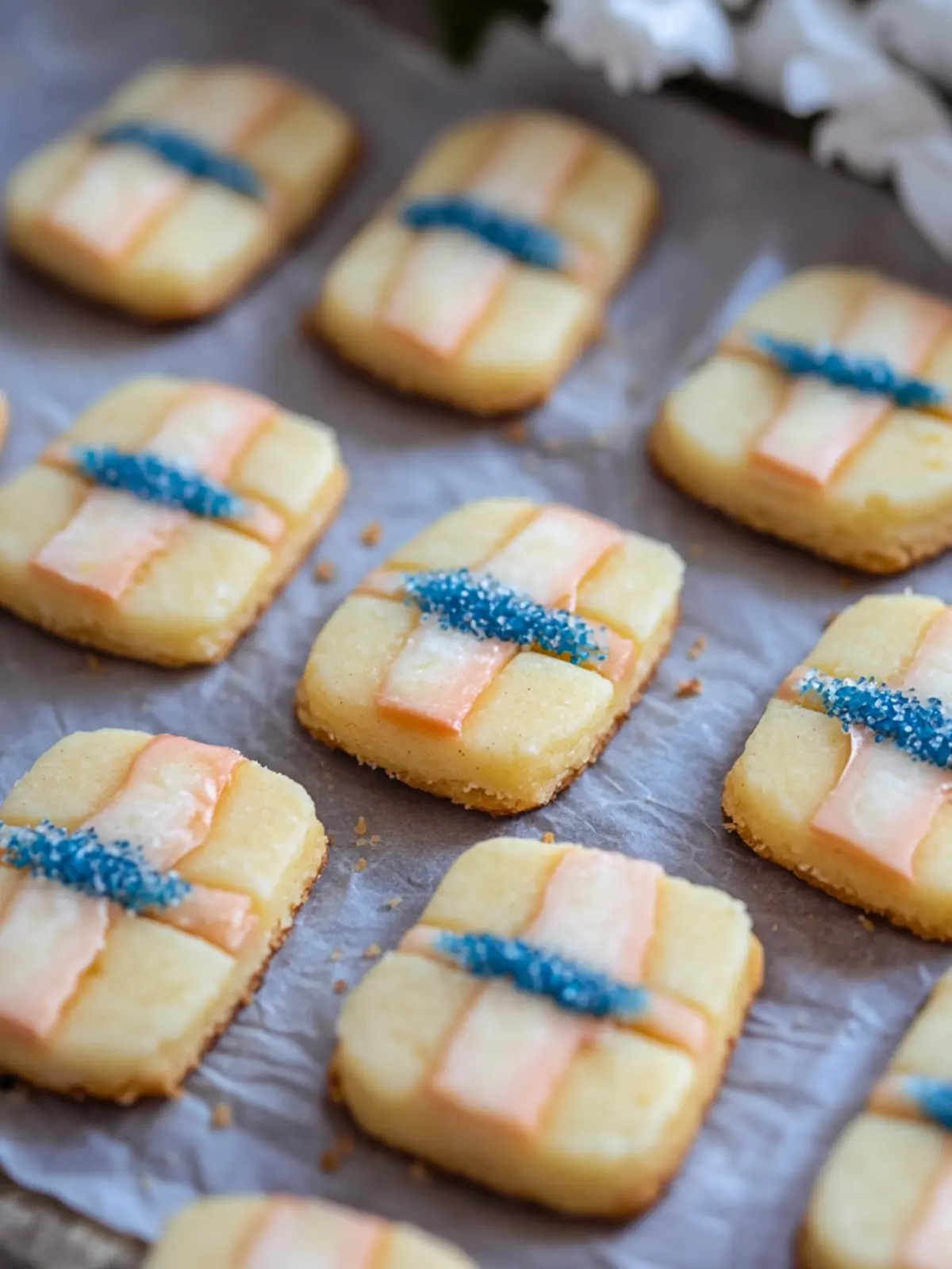 Delicious Guava & White Chocolate Shortbread Cookies for Pride 2 Guava & White Chocolate Shortbread Cookies