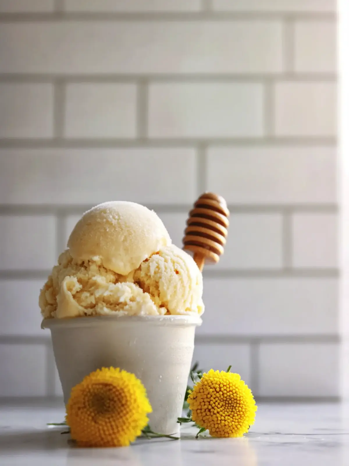 Dandelion Honey Ice Cream: A Spring Treat You Must Try 3 Honey Ice Cream