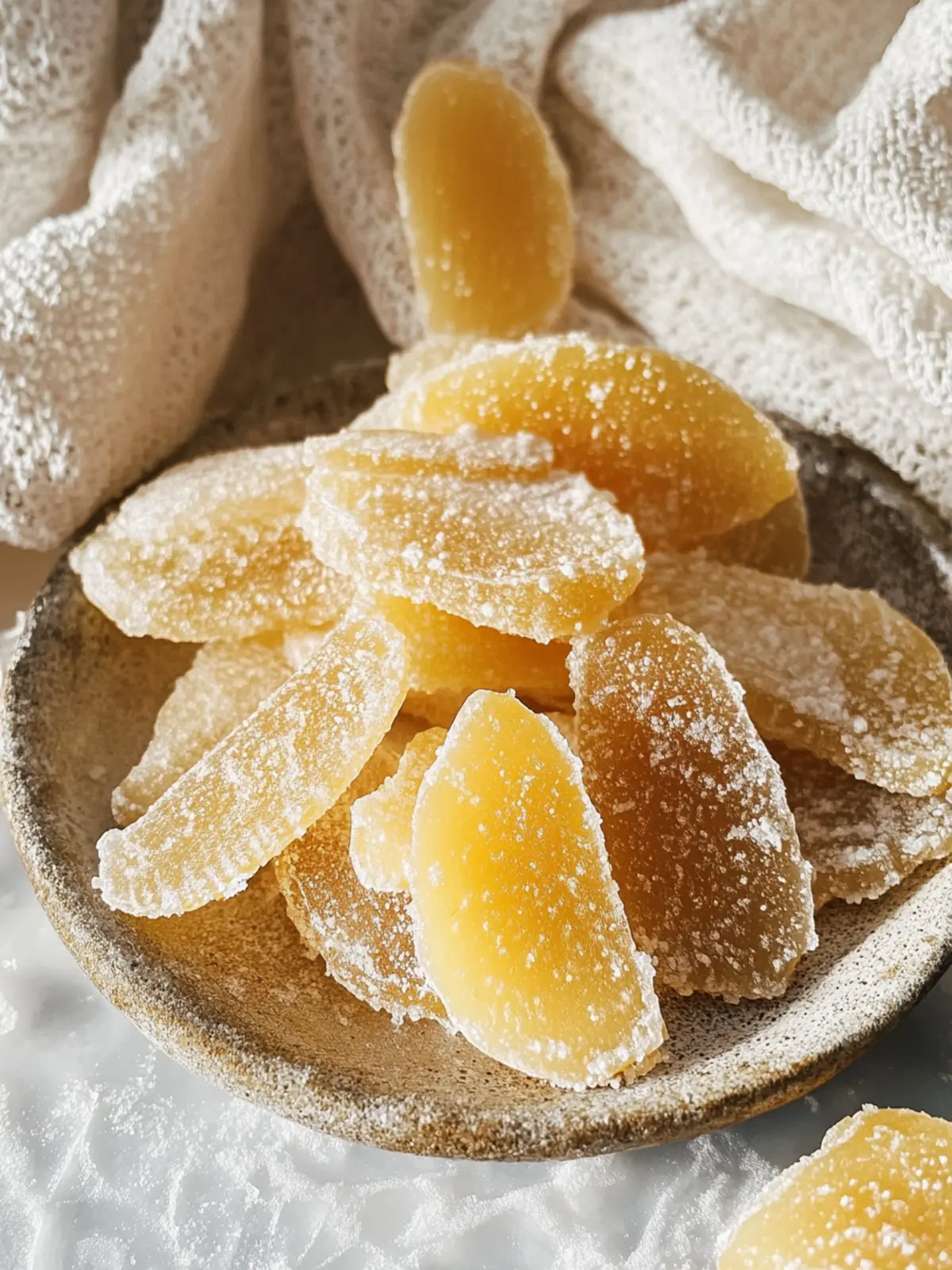 Sweet and Spicy Candied Ginger: A Healthy Homemade Delight 2 Candied Ginger