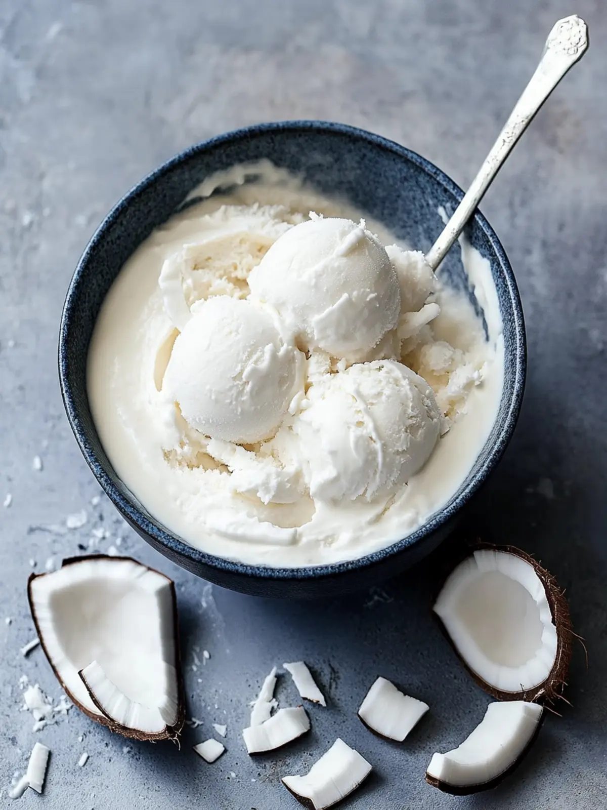 Creamy Coconut Ice Cream: Vegan Delight in Every Scoop 4 Coconut Ice Cream