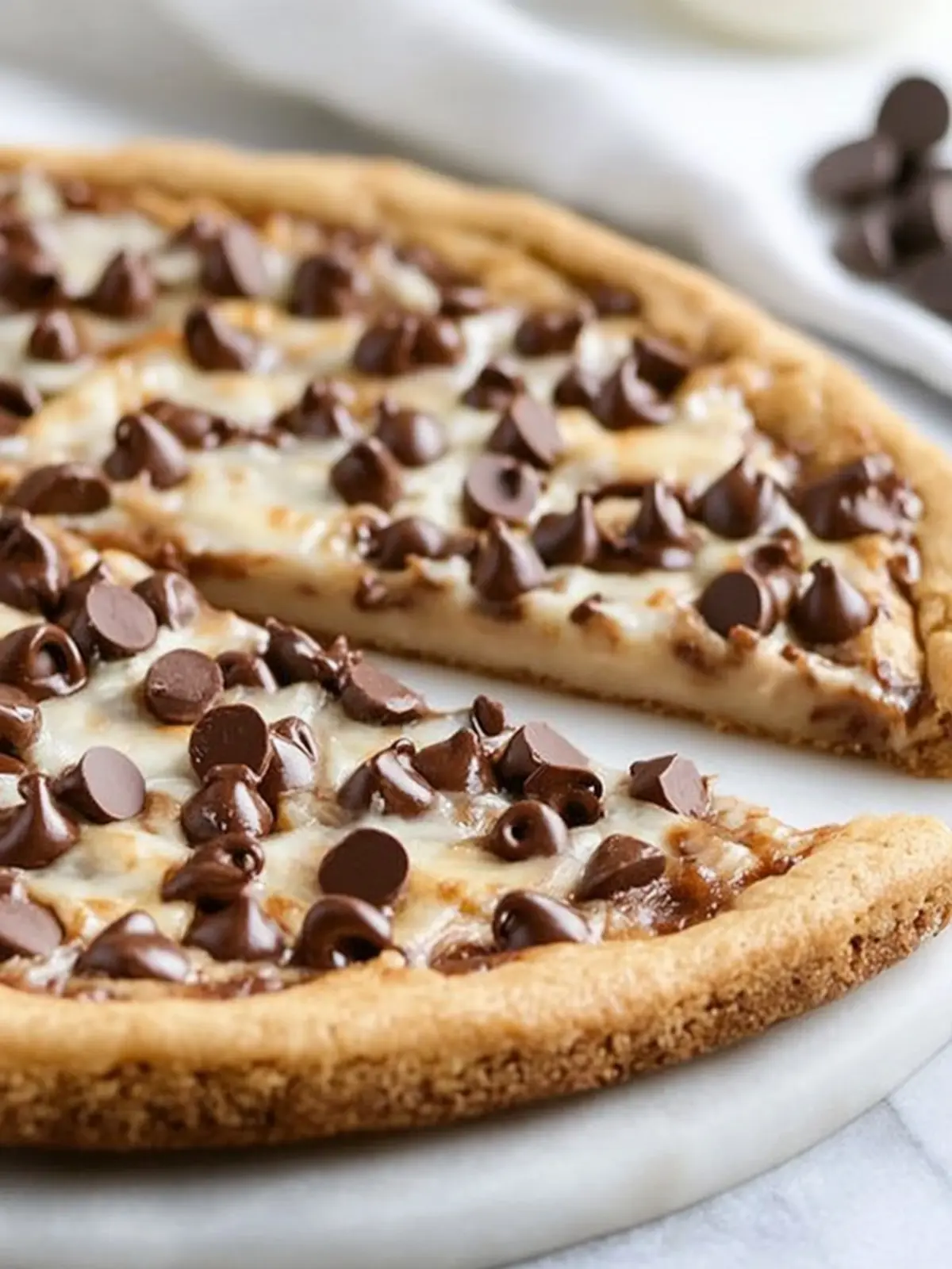 Decadent Chocolate Chip Cookie Pizza for Ultimate Indulgence 2 CHOCOLATE CHIP COOKIE PIZZA