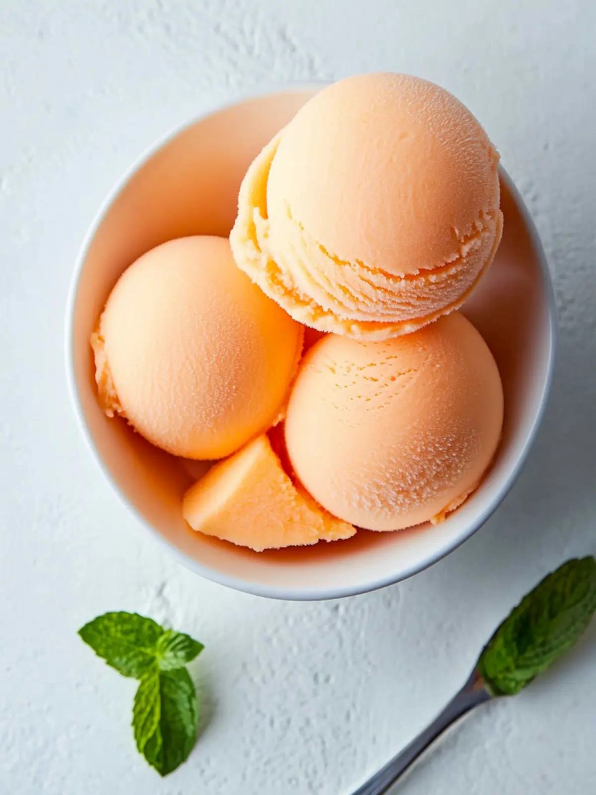 Creami Cantaloupe Sorbet – Summer's Healthiest Sweet Escape 3 Creami Cantaloupe Sorbet
