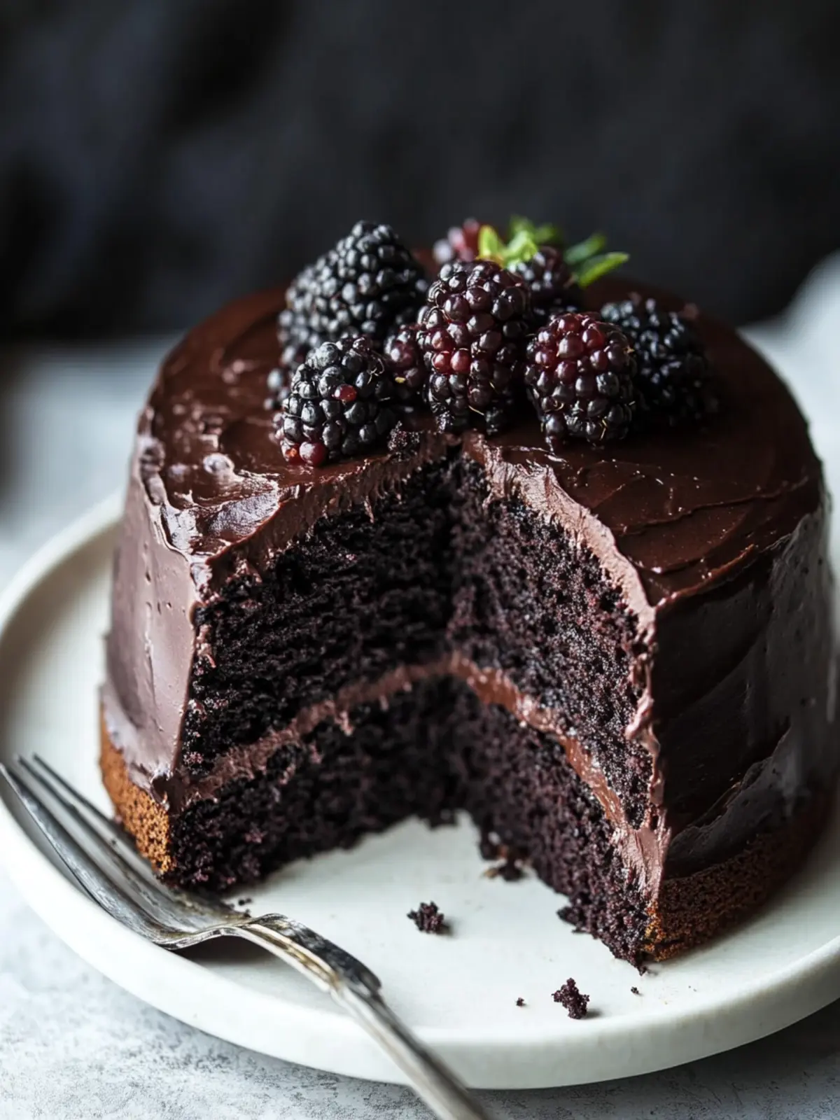 Decadent Black Magic Cake Recipe with Creamy Frosting 4 Black Magic Cake