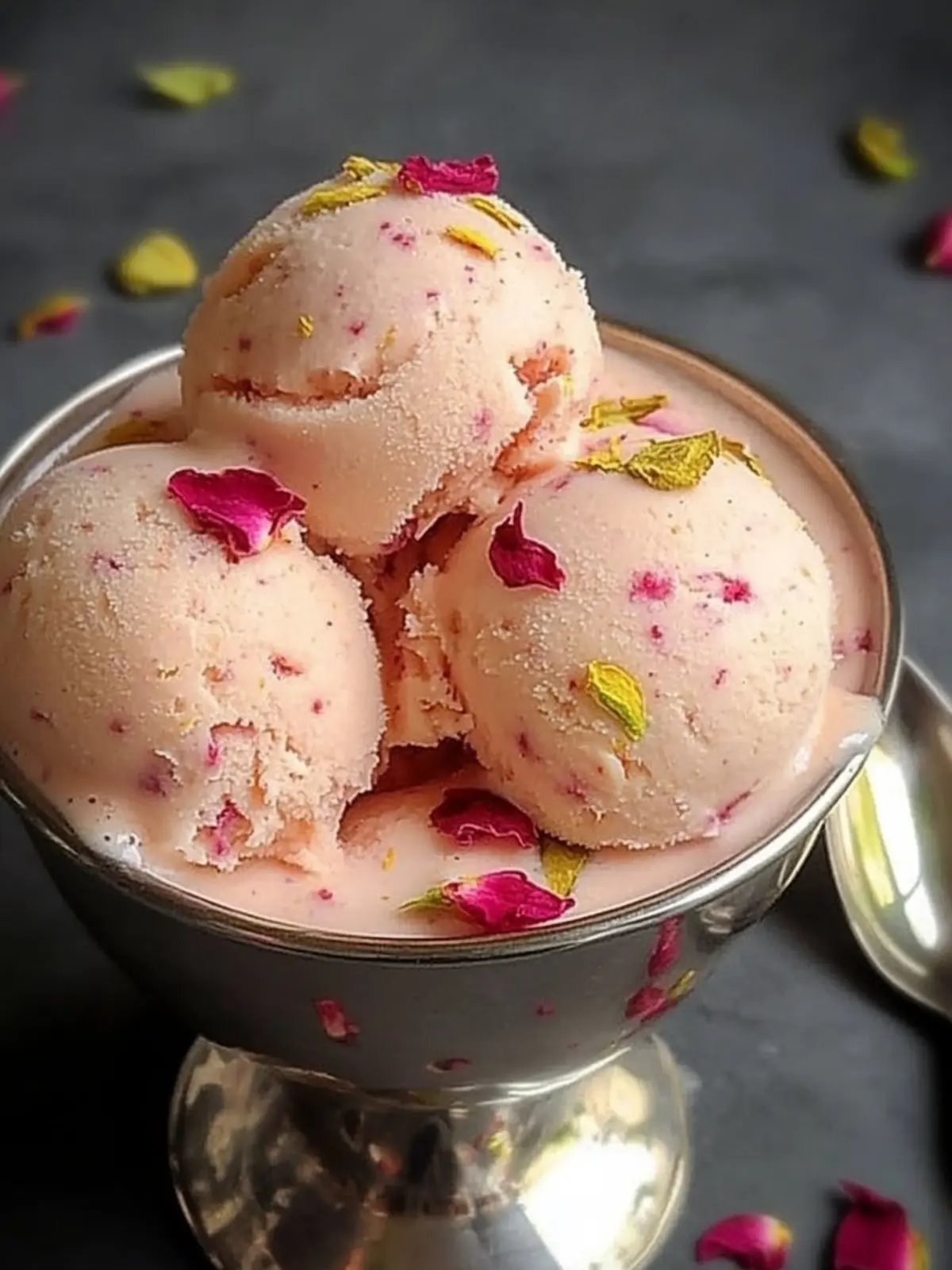 Irresistible Rose Rasmalai Ice Cream - A Creamy Delight 3 Rose Rasmalai Ice Cream