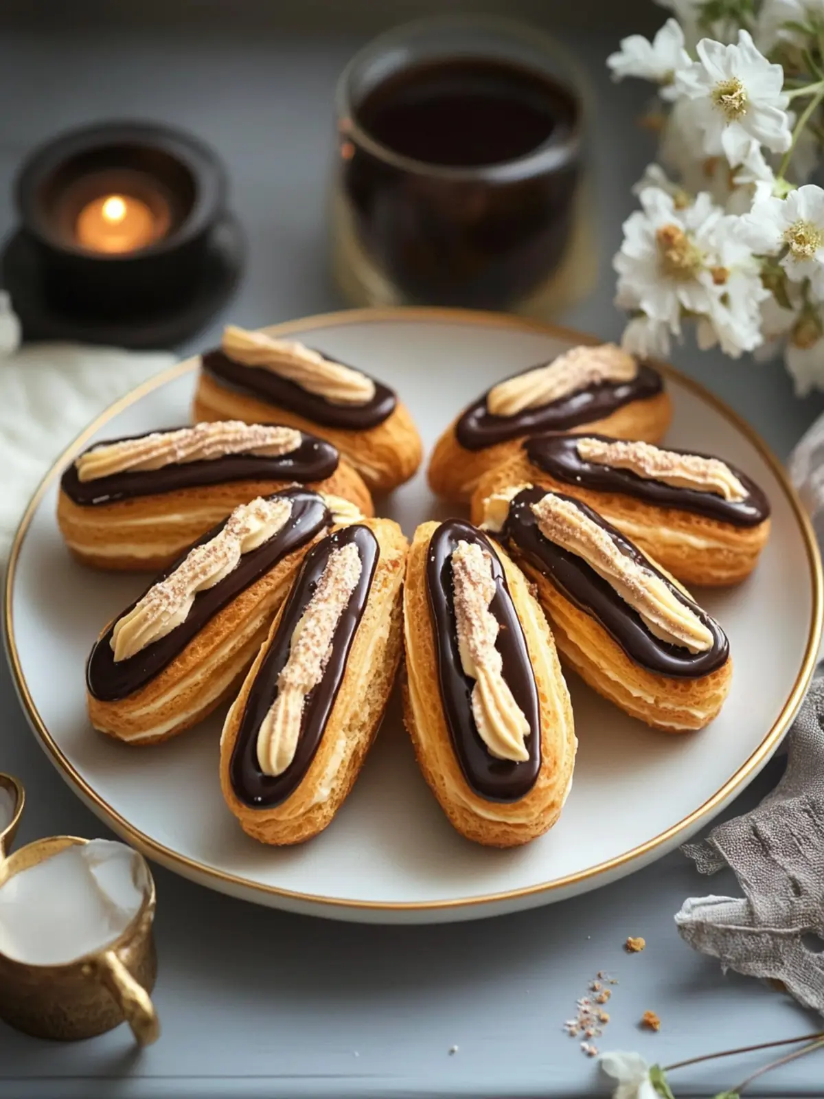 Decadent Mocha Éclairs to Wow Your Taste Buds Today 4 Mocha Éclairs