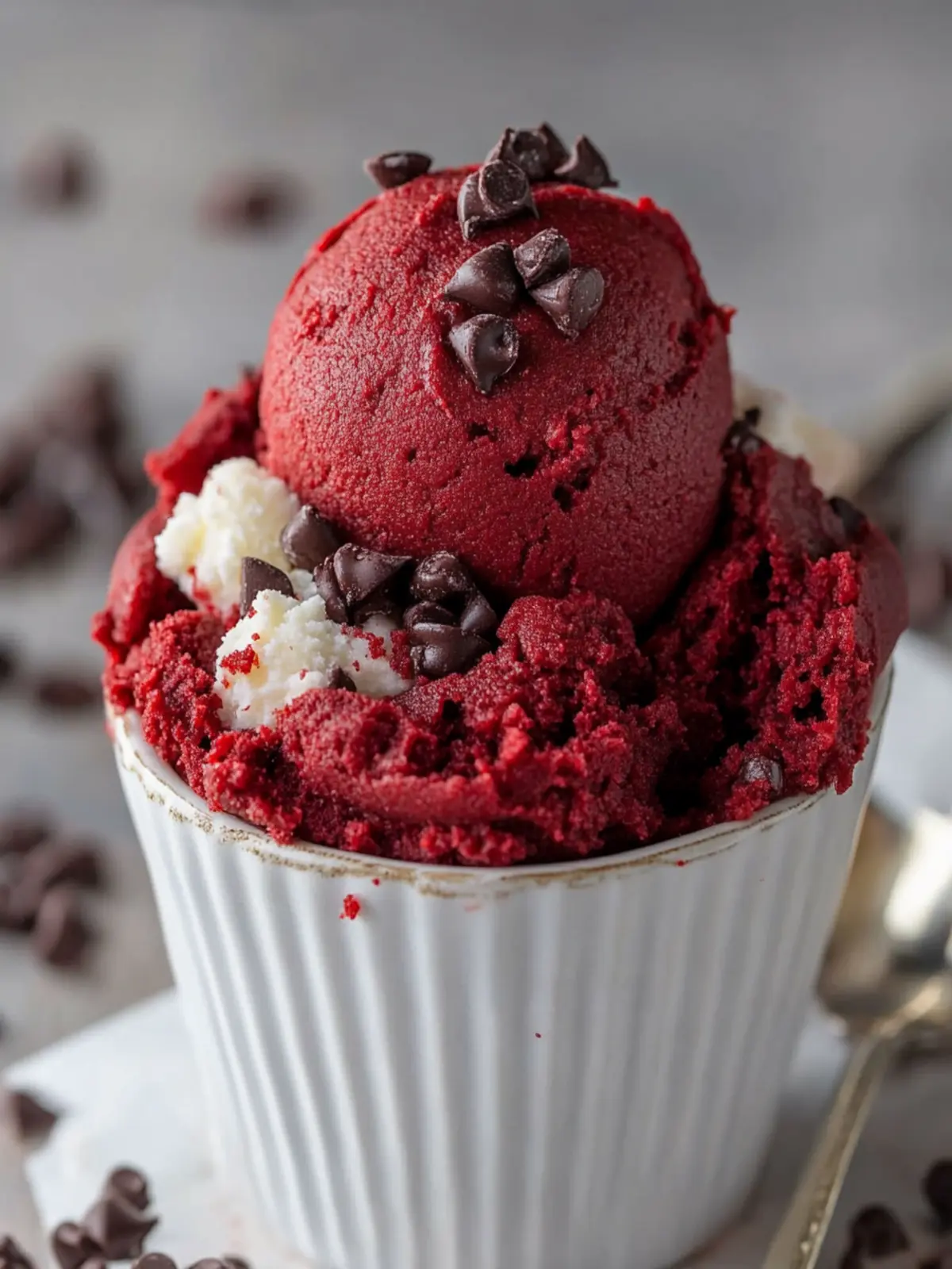 Irresistible Red Velvet Cookie Dough You Can Eat Guilt-Free 4 Red Velvet Cookie Dough
