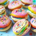 Unleash Joy with Rainbow Whoopie Pies That Dazzle! 4 Rainbow Whoopie Pies
