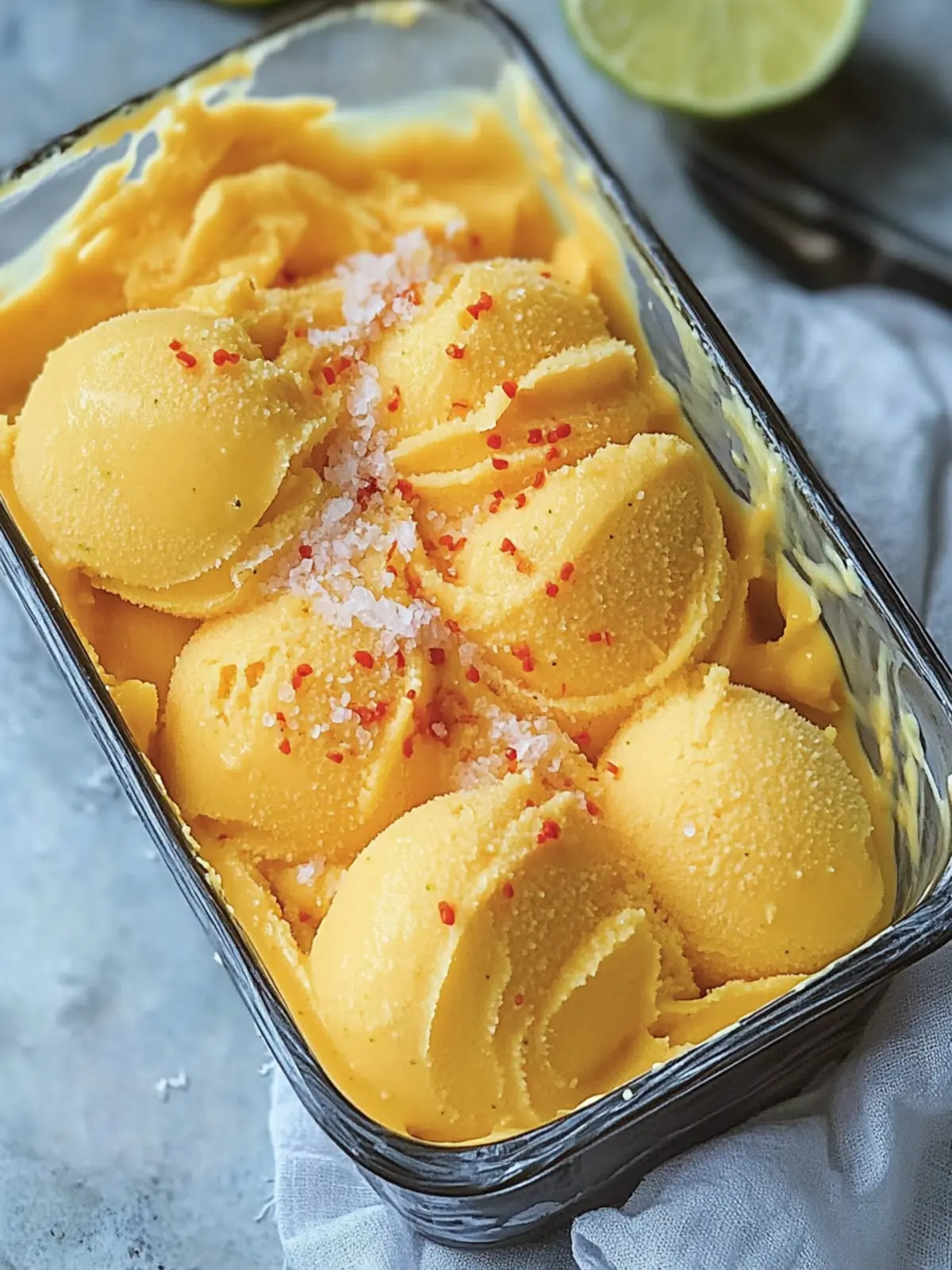 Chili Lime Mango Sorbet for a Refreshing Summer Treat 2 Chili Lime Mango Sorbet