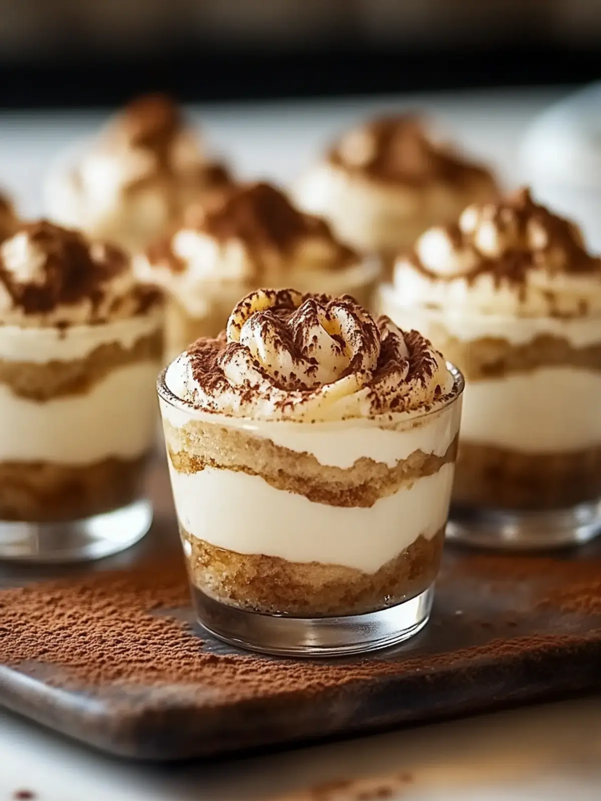 Indulge in Mini Tiramisu Cups for a Cozy Dessert Delight 4 Mini Tiramisu Cups