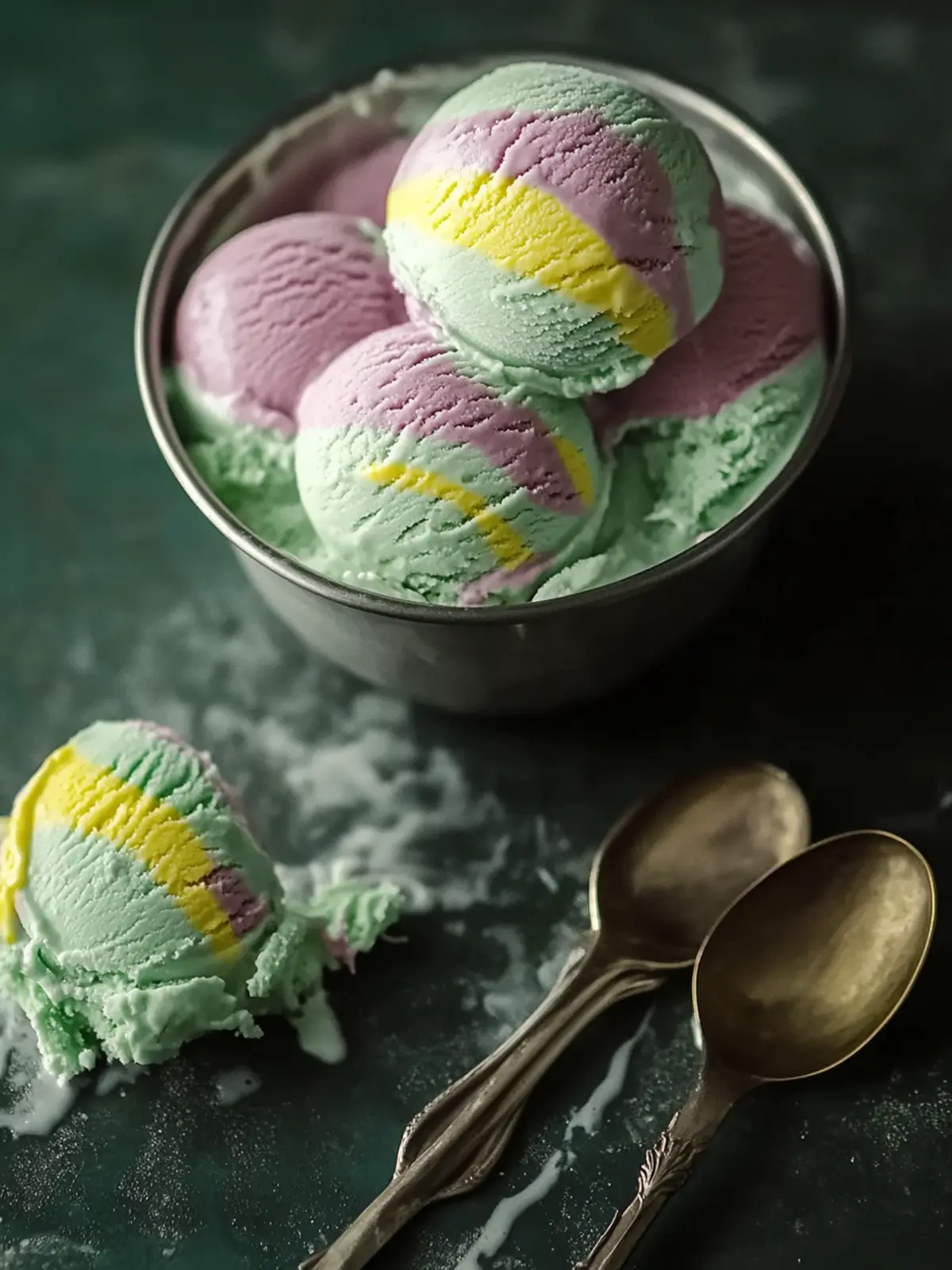 Delightful Moon Mist Ice Cream: A Colorful Homemade Treat 3 Moon Mist Ice Cream