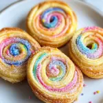 Rainbow Palmiers: Easy Sweet Treats for Any Celebration 8 Rainbow Palmiers