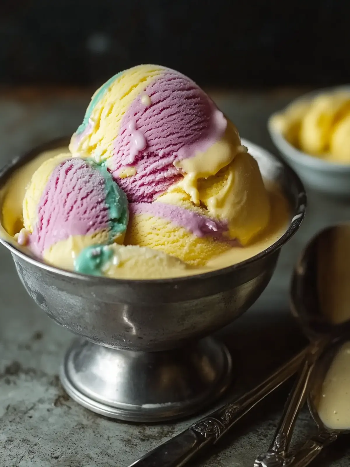 Delightful Moon Mist Ice Cream: A Colorful Homemade Treat 4 Moon Mist Ice Cream