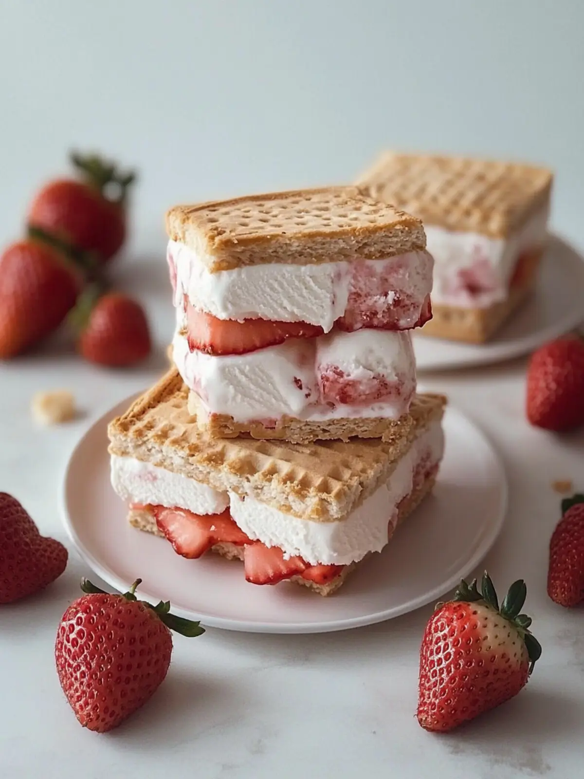 Refreshing Strawberry Ice Cream Sandwiches You Can Make Today 5 strawberry ice cream sandwich