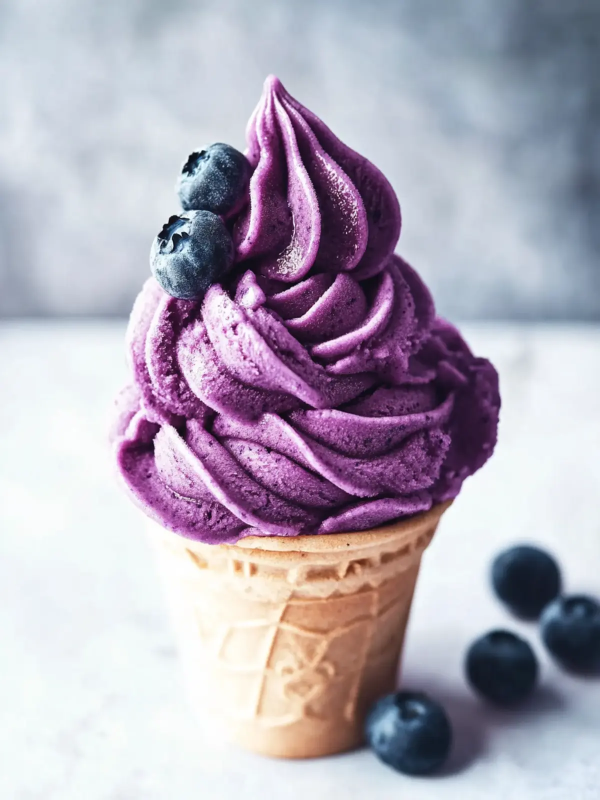 Delicious Vegan Blueberry Frozen Yogurt That You’ll Love 2 Blueberry Frozen Yogurt