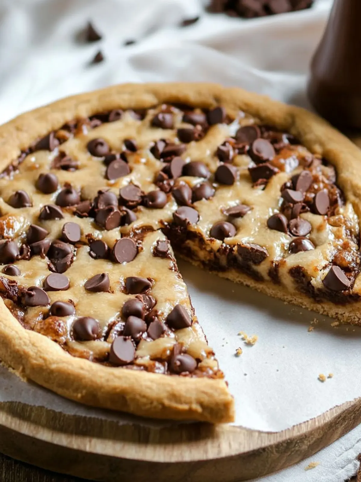 Decadent Chocolate Chip Cookie Pizza for Ultimate Indulgence 4 CHOCOLATE CHIP COOKIE PIZZA