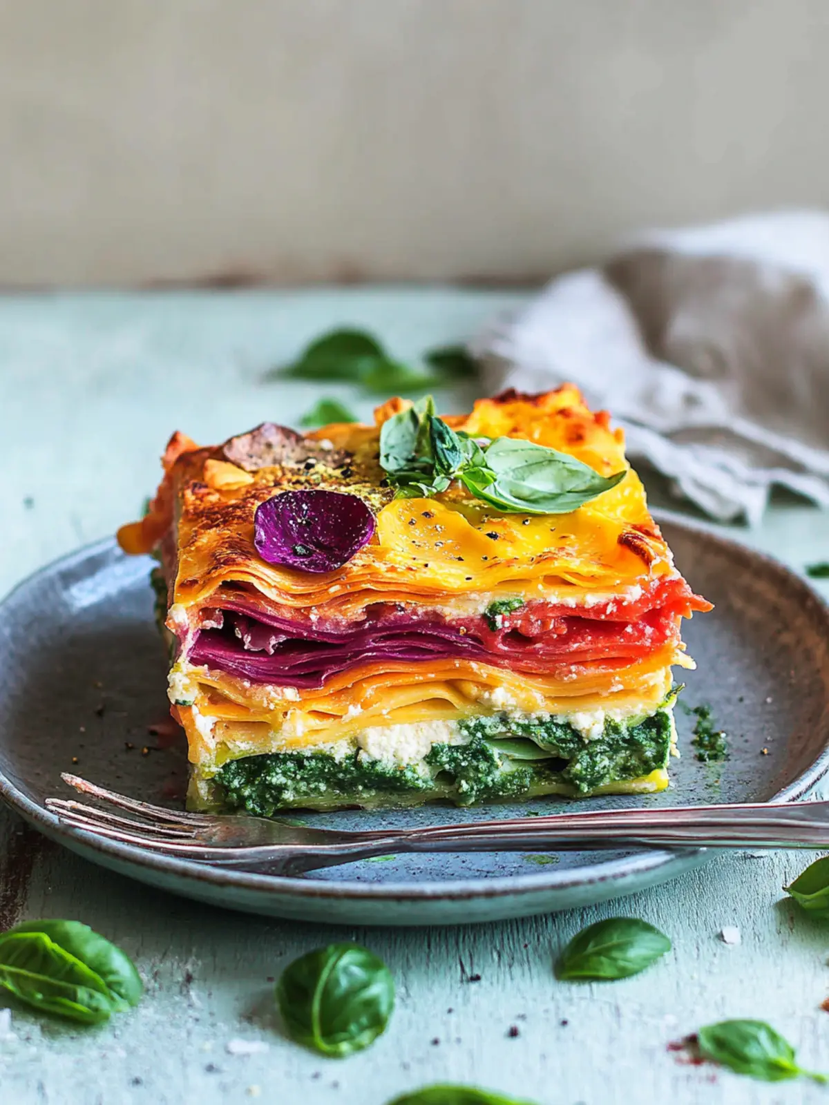 Vegan Rainbow Lasagne: A Colorful Comfort Food for Everyone 2 Vegan Rainbow Lasagne
