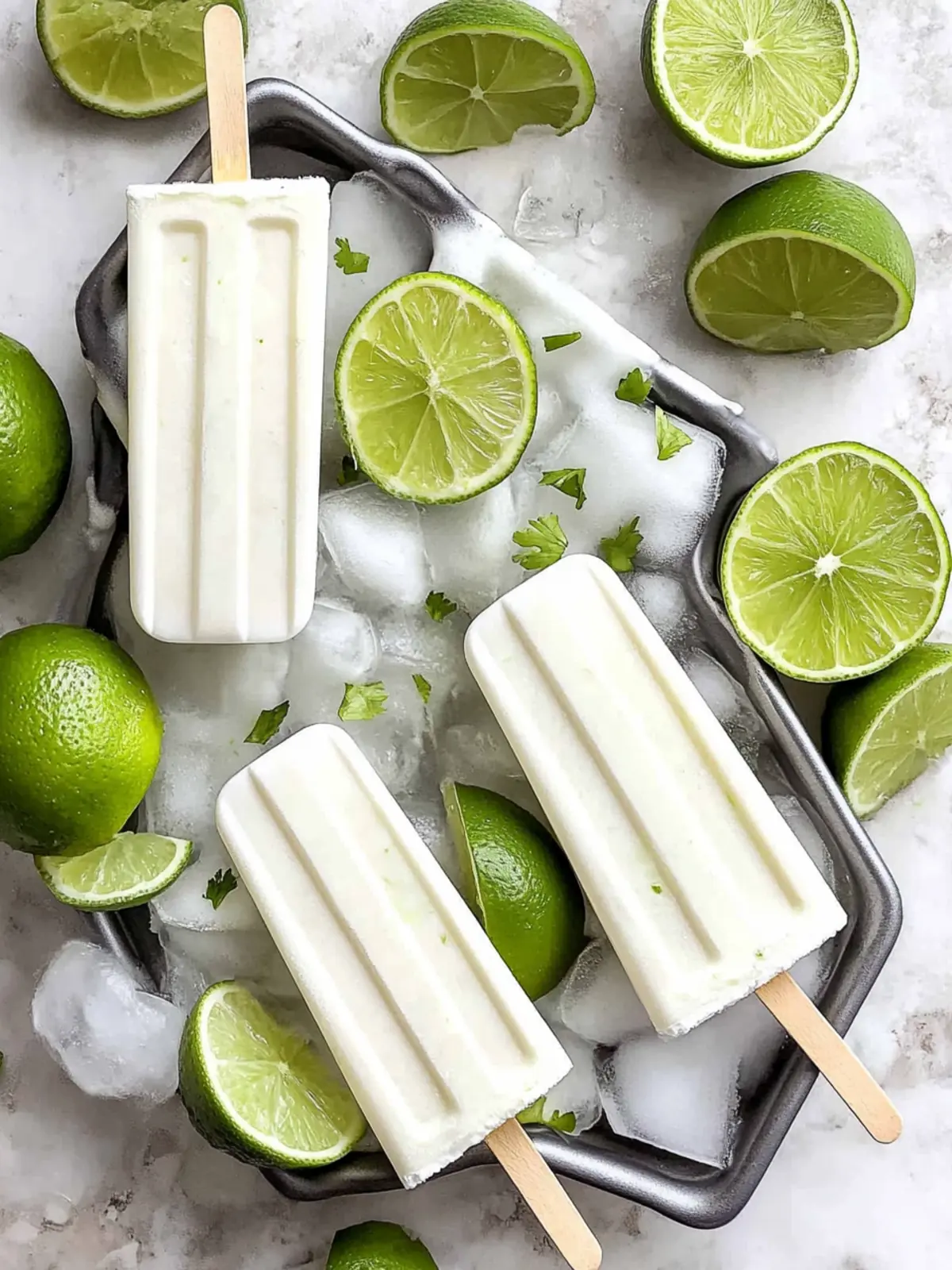 Delight in Easy Coconut Lime Popsicles for a Refreshing Treat 2 Coconut Lime Popsicles