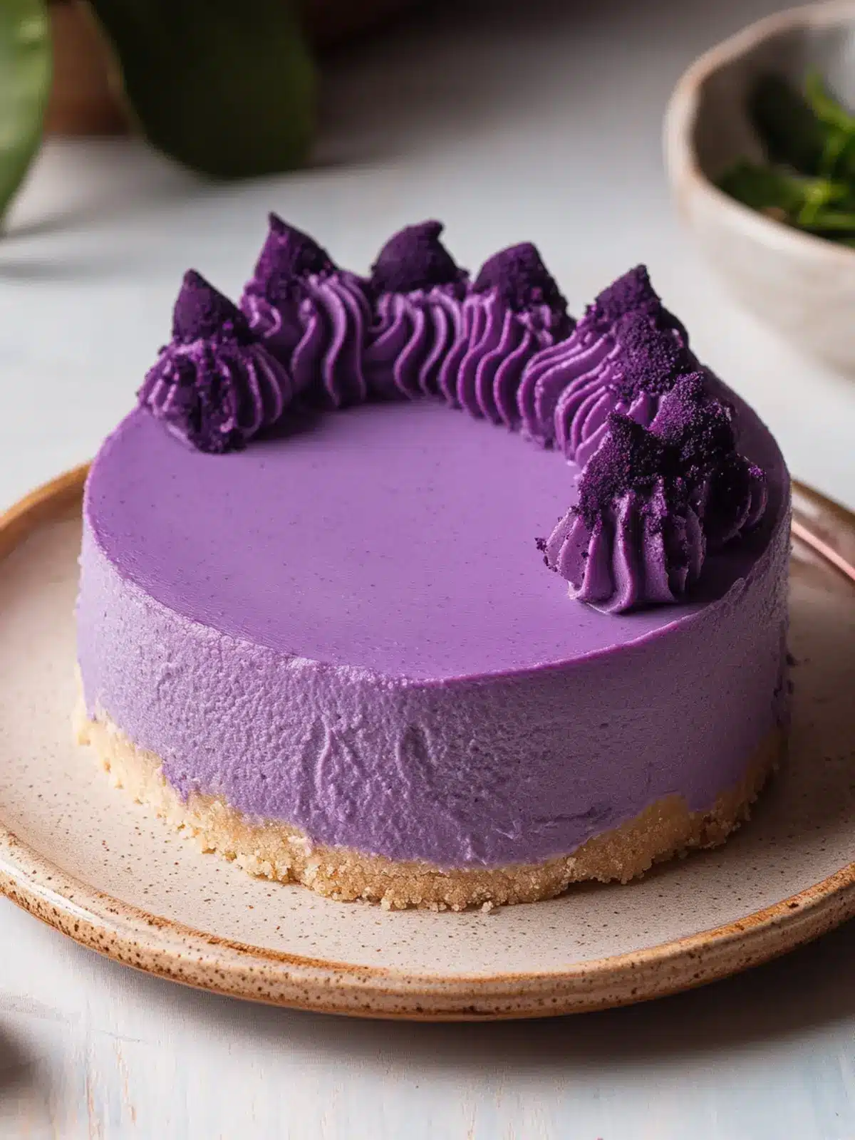 Decadent Ube Cheesecake: A Slice of Paradise Awaits 5 Ube Cheesecake