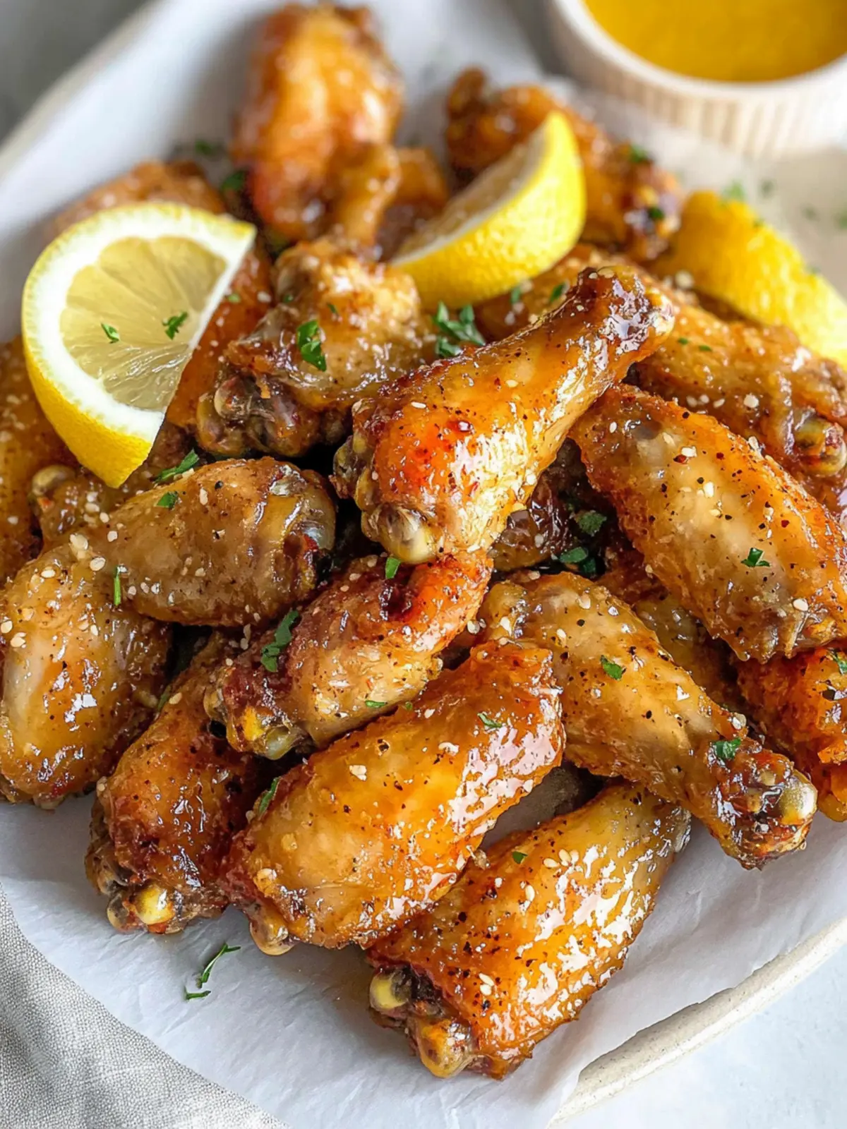 Sweet & Savory Honey Lemon Pepper Wings You'll Love 2 Honey Lemon Pepper Wings