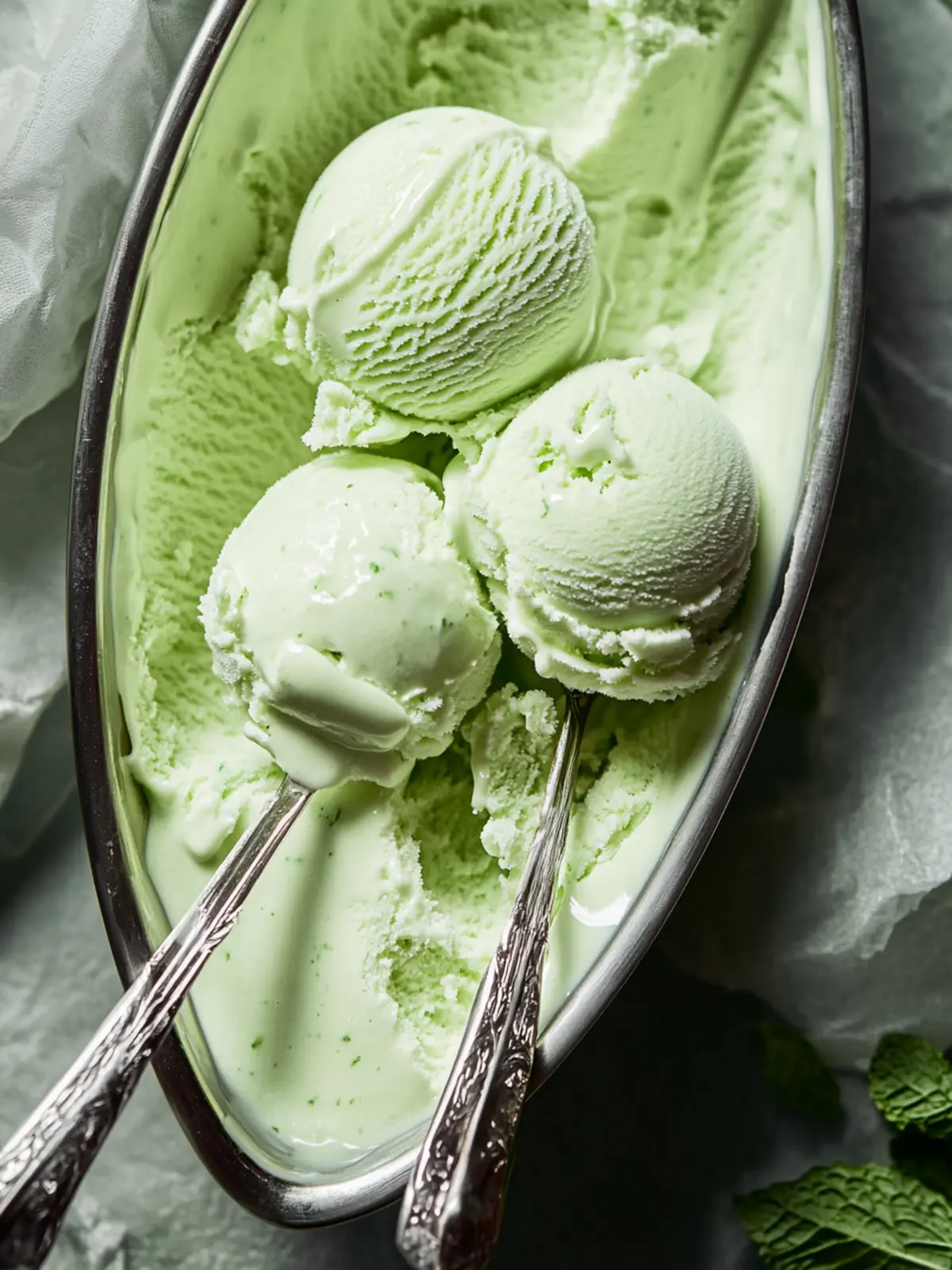 Creamy Fresh Mint Ice Cream That’s Perfect for Summer Fun 3 Fresh Mint Ice Cream