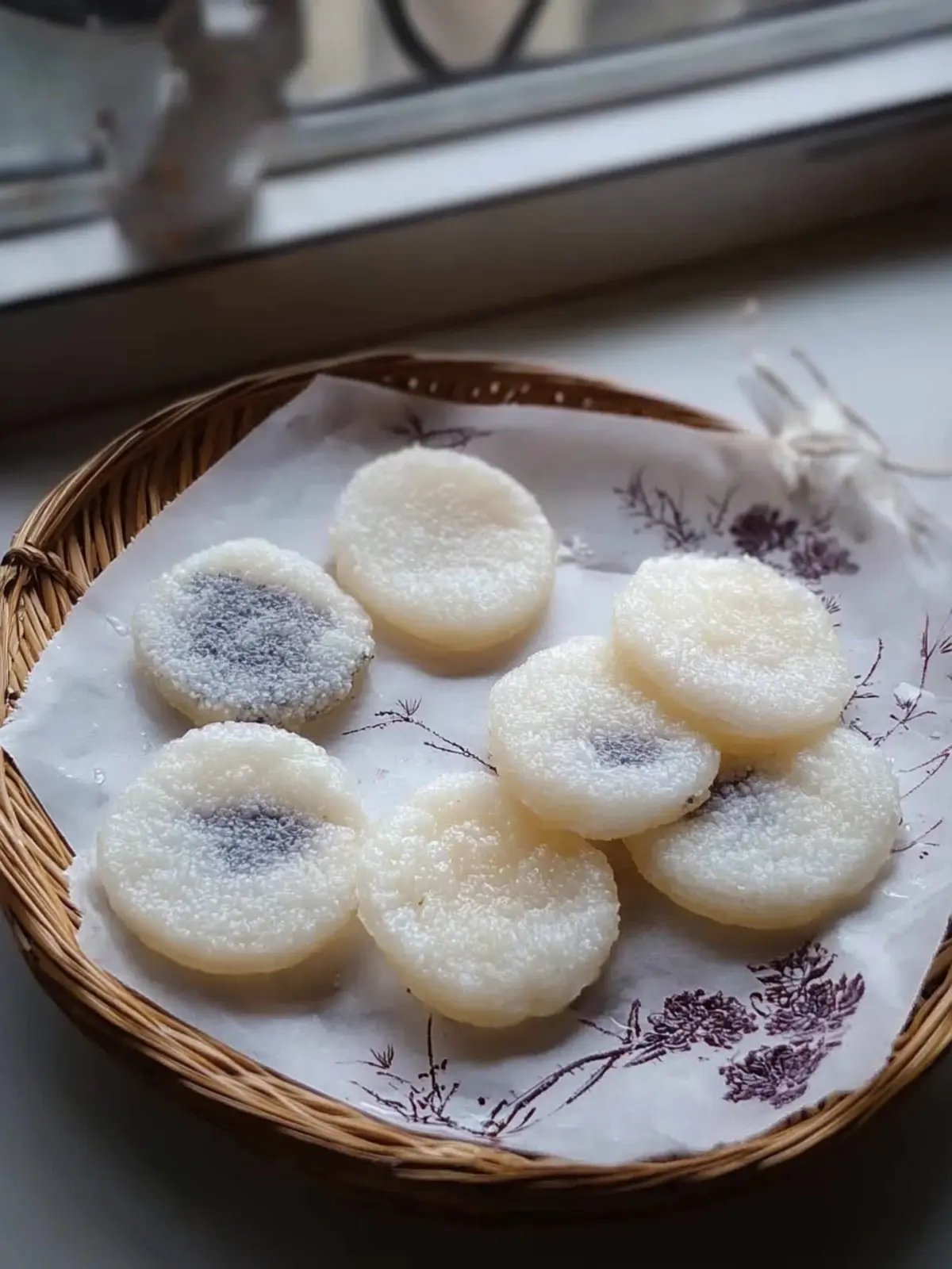 Irresistible Glutinous Rice Cakes with Nutty Black Sesame Filling 2 Glutinous Rice Cakes