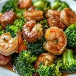 Satisfy Your Cravings with Honey Garlic Shrimp, Sausage & Broccoli 6 Honey Garlic Shrimp Sausage and Broccoli