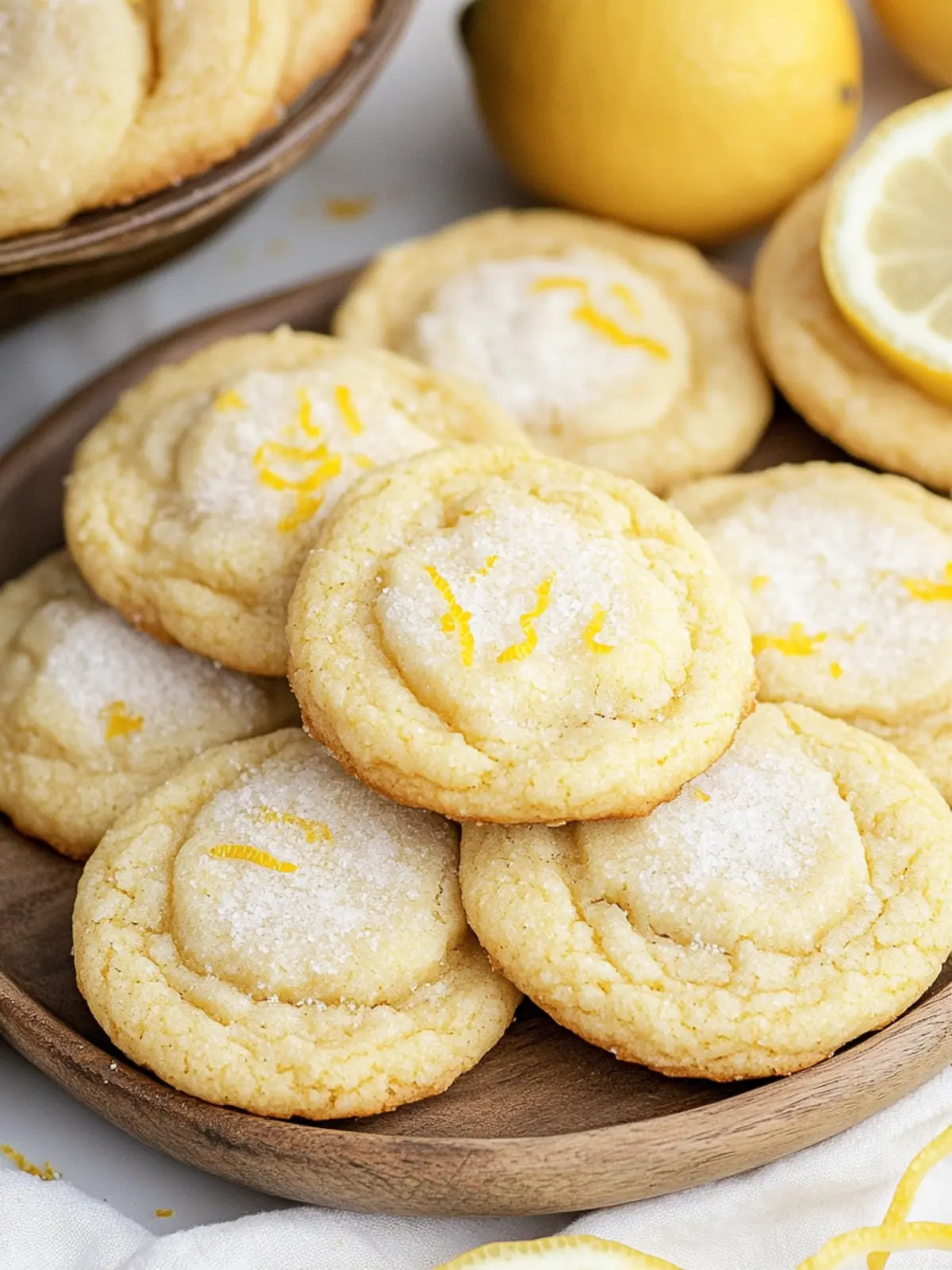 Soft & Chewy Lemon Cookies That Brighten Your Day 3 Soft & Chewy Lemon Cookies