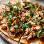 Savory BBQ Chicken Flatbread: Easy Family Dinner Delight 8 BBQ Chicken Flatbread