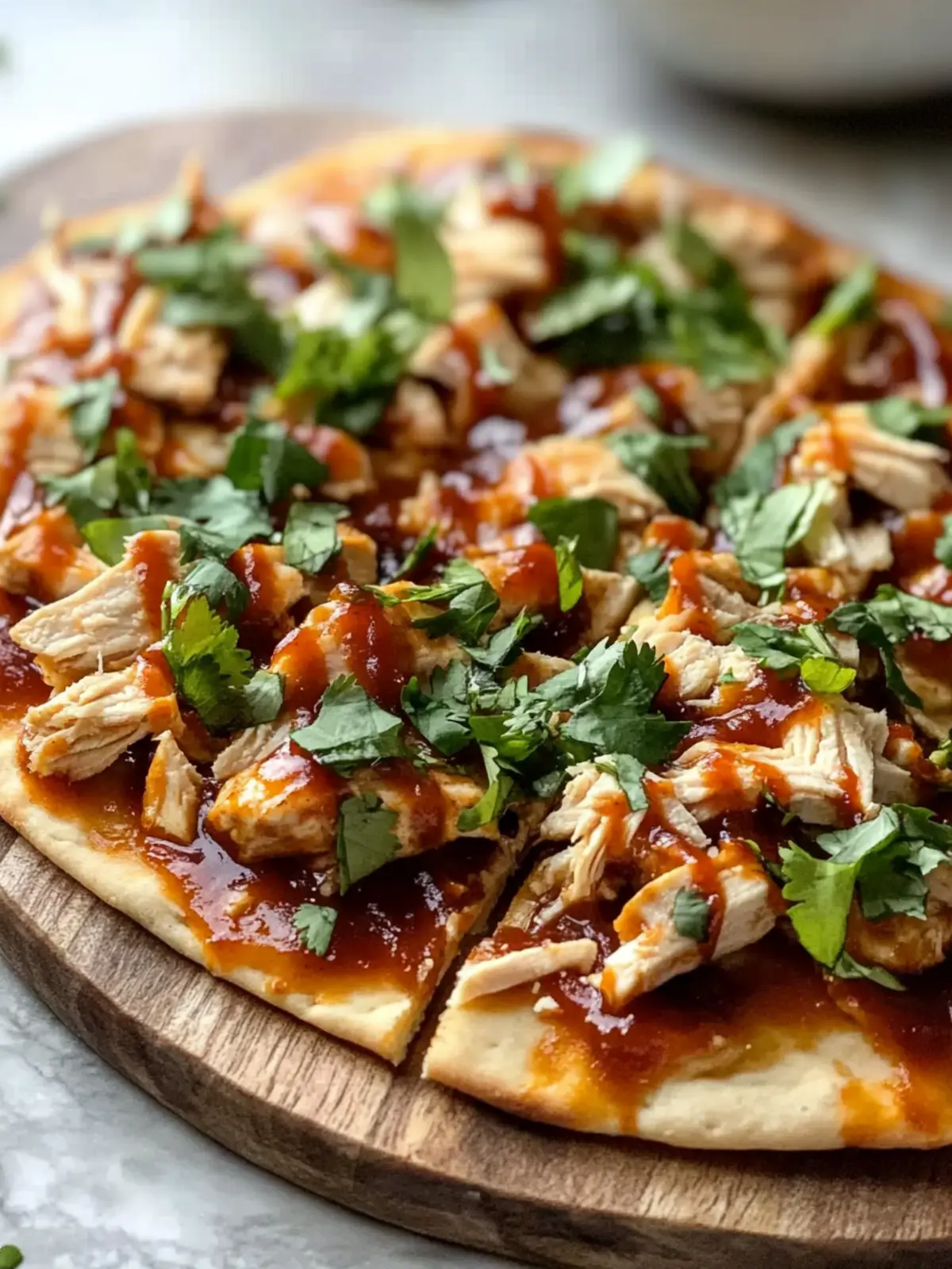 Savory BBQ Chicken Flatbread: Easy Family Dinner Delight 5 BBQ Chicken Flatbread