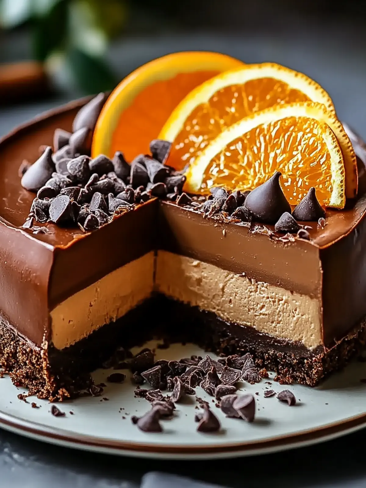 Irresistible Chocolate Orange Cheesecake to Wow Your Guests 2 Chocolate Orange Cheesecake