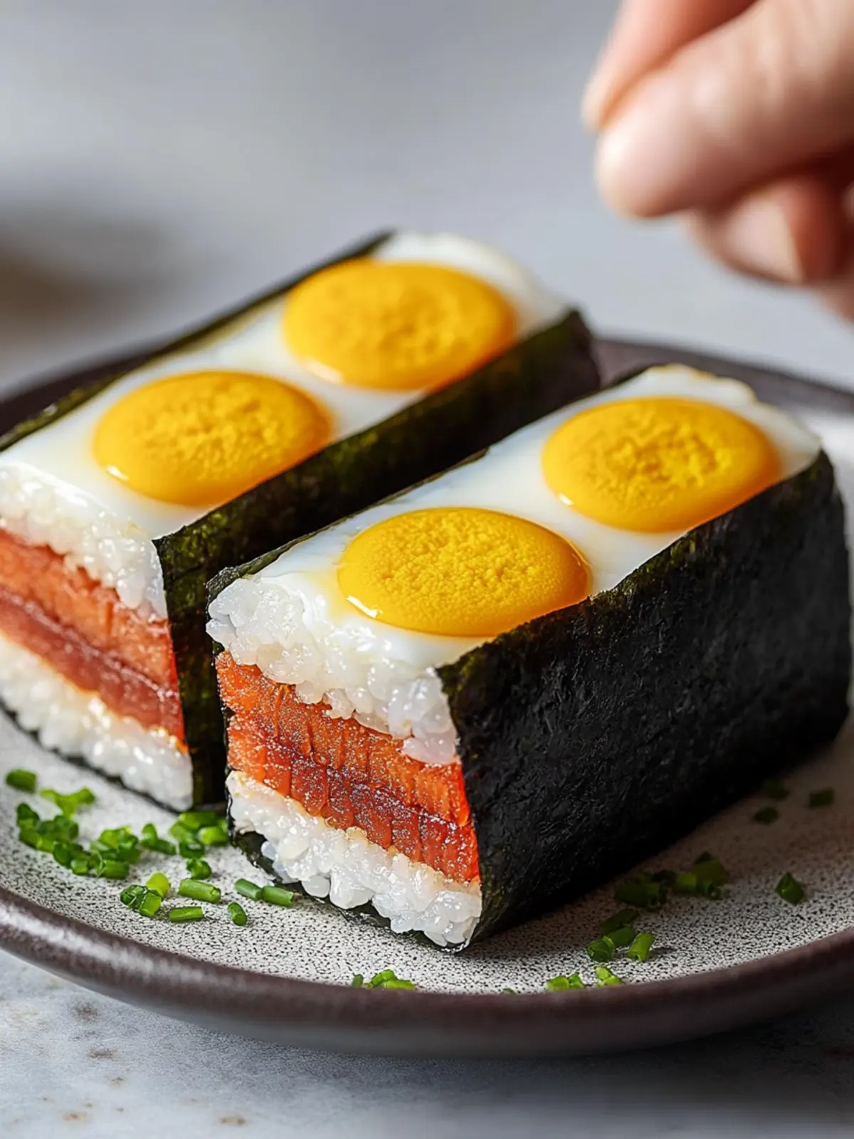 Spam Musubi with Egg: Quick Hawaiian-Japanese Breakfast Bliss 3 Spam Musubi with Egg